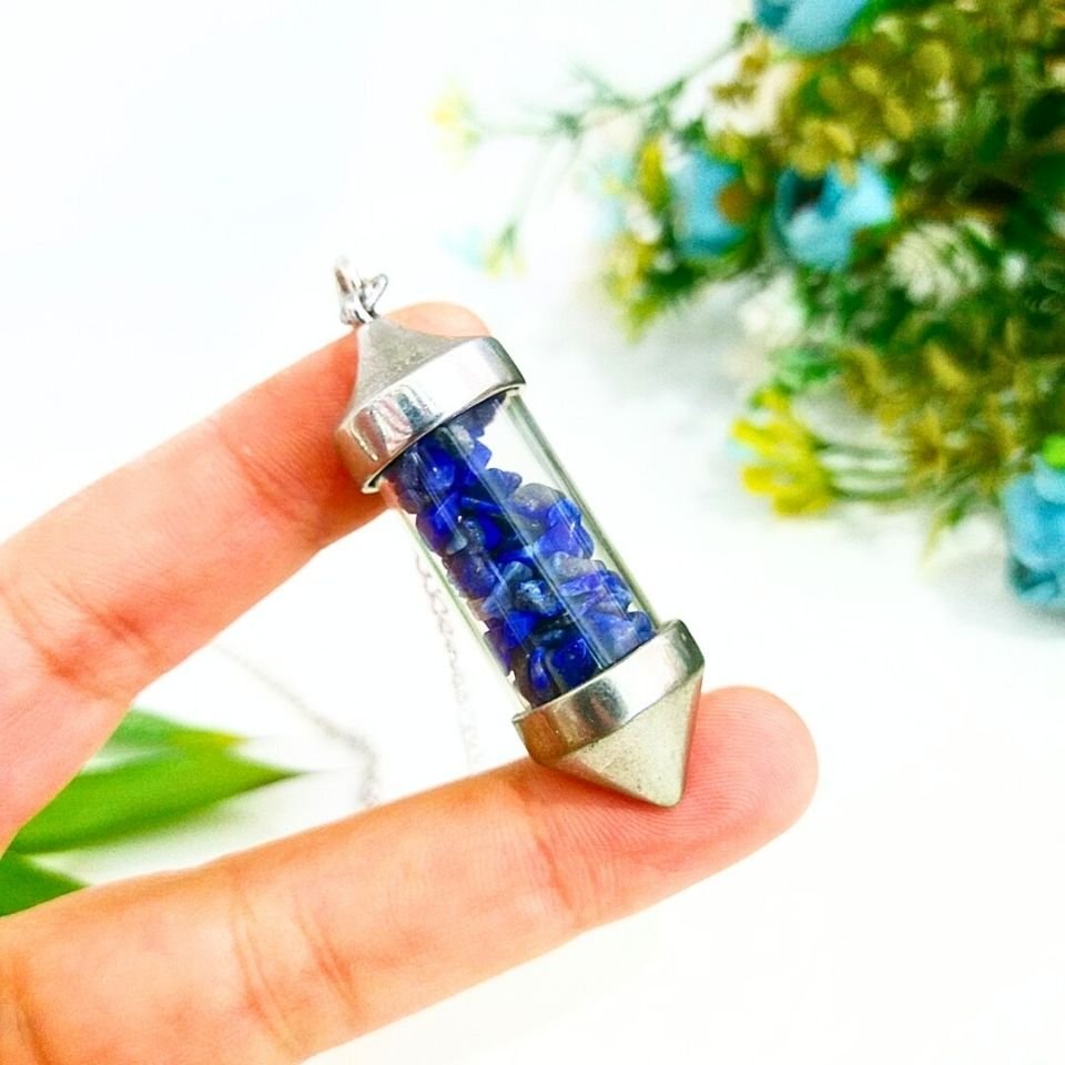 lapis lazuli taşı pandül sarkaç - PAN048